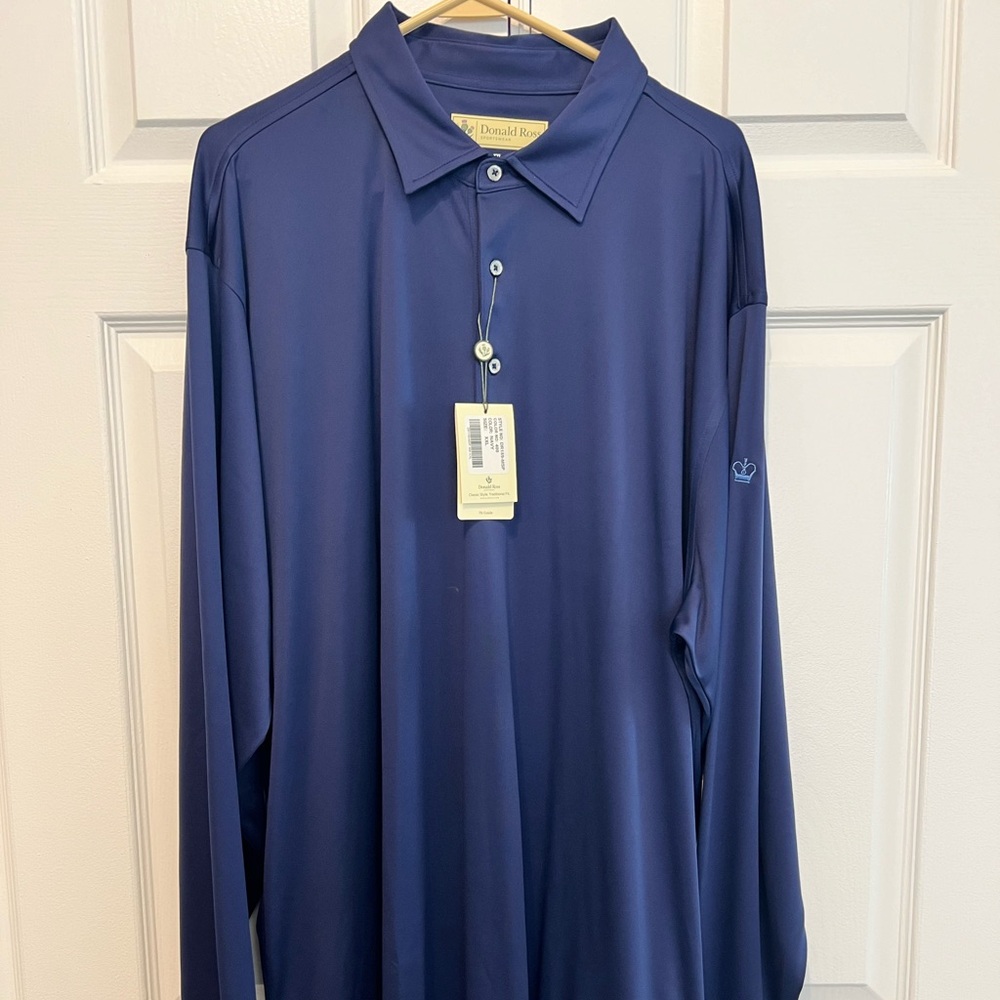 Donald Ross Long Sleeve Polo XXL